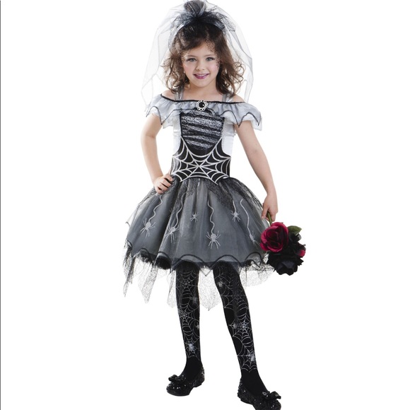 Other - Gothic Spider  Bride Girls Costume Size M (8-10)